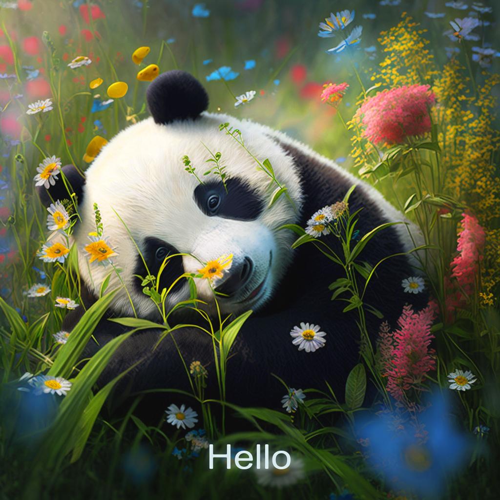 Panda Meadow avatar pfp cruzo