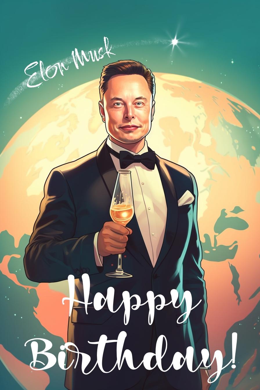 Elon Musk's birthday NFT cruzo