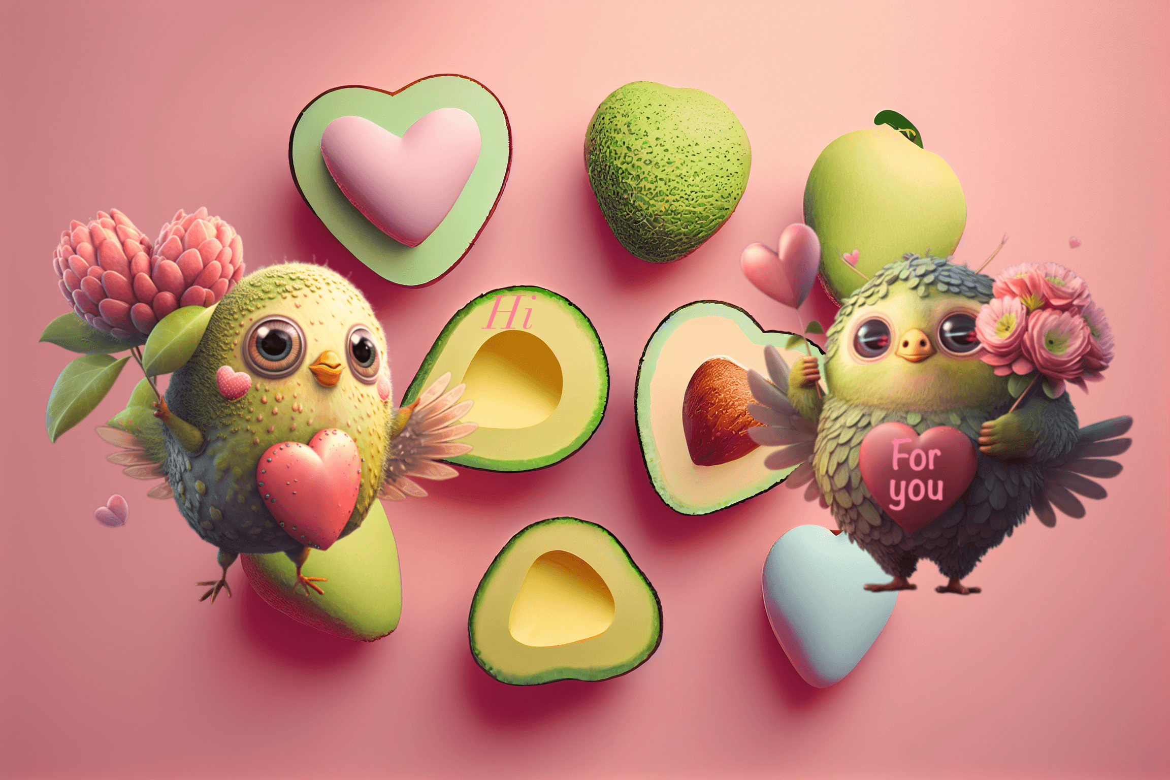 Avocado chick wishes  NFT collection cruzo