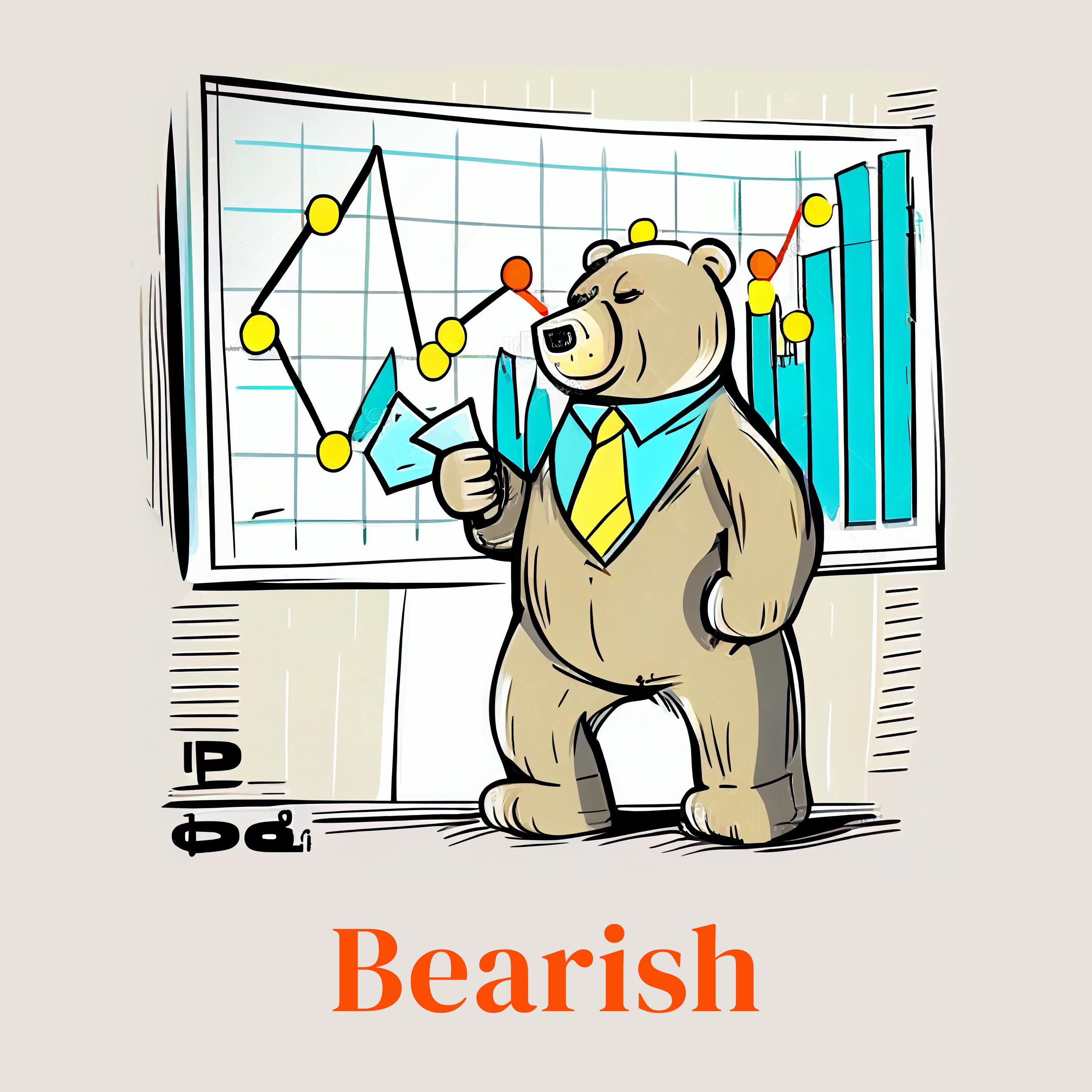 Bear on the stock market (bearish) NFT cruzo