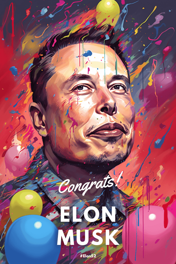 Happy Birthday, Elon Musk! 🎉 NFT cruzo
