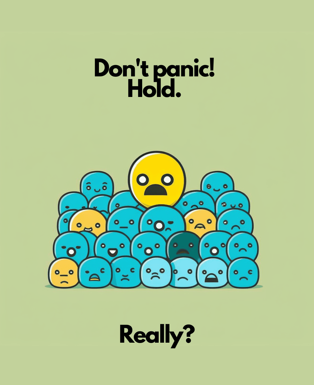 Don't panic! Hold. NFT cruzo