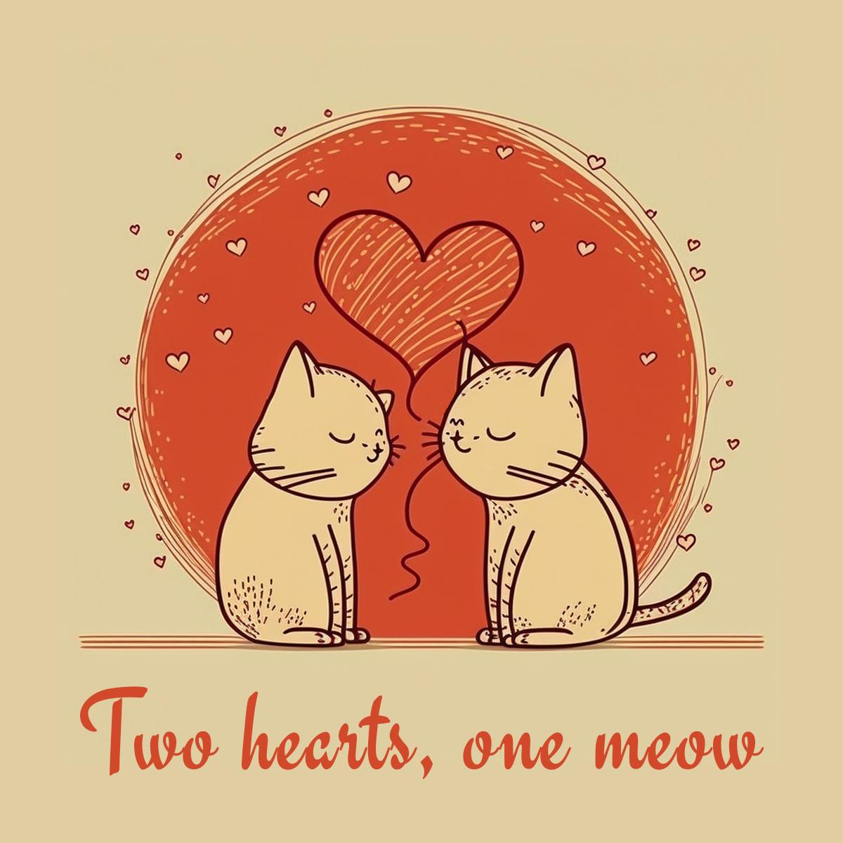 Two Hearts, One Purr: A Valentine's Card NFT cruzo